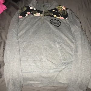 Victoria’s secret PINK grey quarter zip